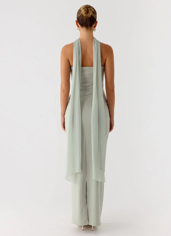 Libra Maxi Dress - Pastel Sage