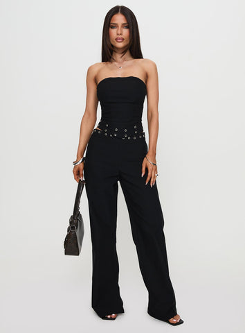 Passionette Strapless Top Black