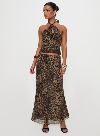 Eleganza Top Leopard Petite