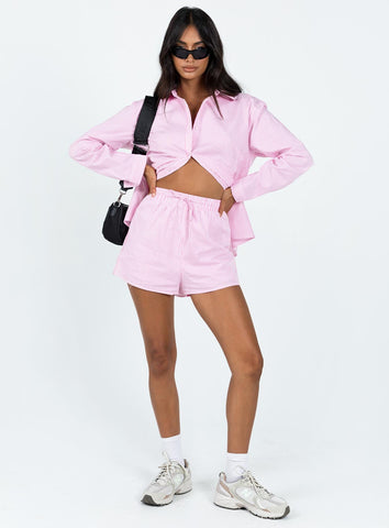 The Chloe Set Pink Stripe Lower Impact
