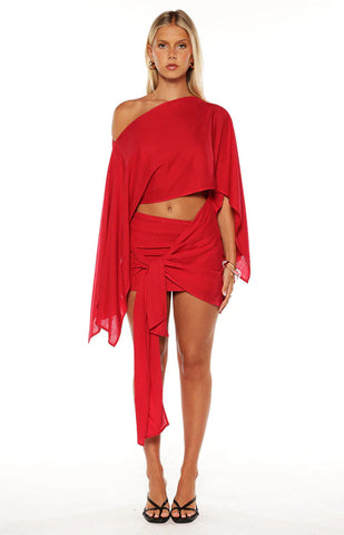 Ryoti Red Mini Dress