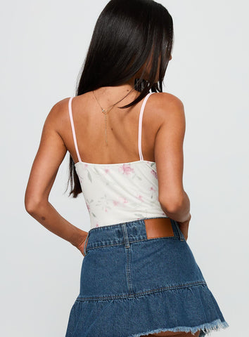 Final Fantasy Bodysuit Multi Floral