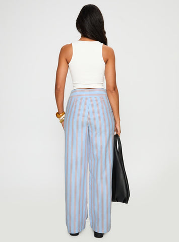 Rush Hours Pants Blue Multi