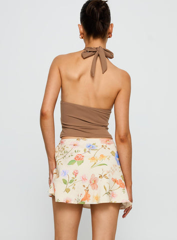 Feed The Soul Mini Skirt Floral Multi