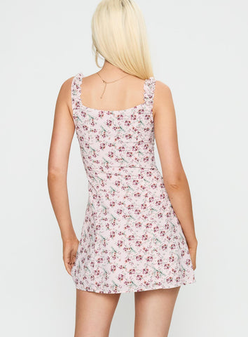 Sweetpea Mini Dress Multi Floral