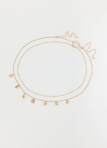 Ciao Charm Belly Chain - Gold