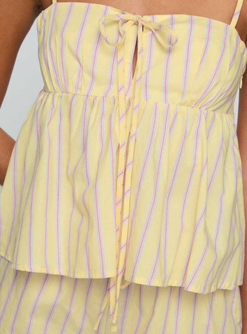 Solaris Cotton Relaxed Set Yellow