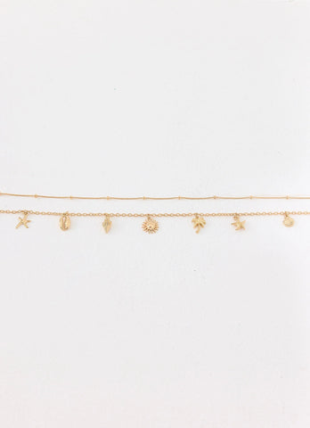 Ciao Charm Belly Chain - Gold