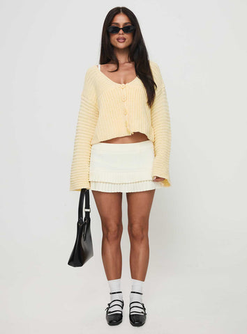 Artha Cardigan Lemon