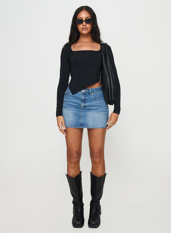 Inca Long Sleeve Top Black