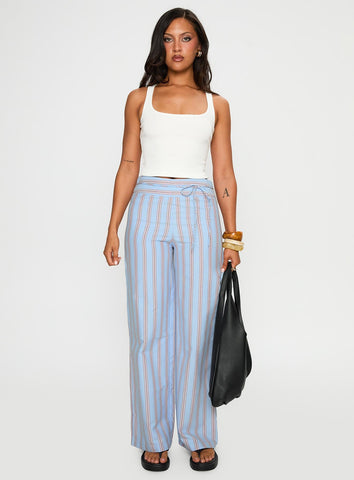 Rush Hours Pants Blue Multi