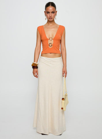 Steward Top Orange