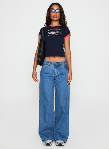 So Brooklyn Graphic Tee Blue