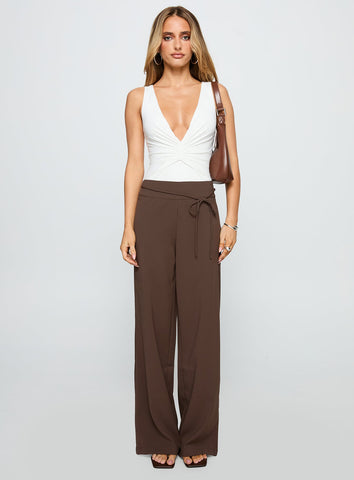 Midnight In Paris Backless Bodysuit White