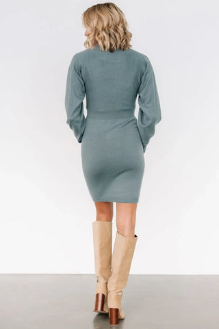 Anson Sweater Dress | Winter Green