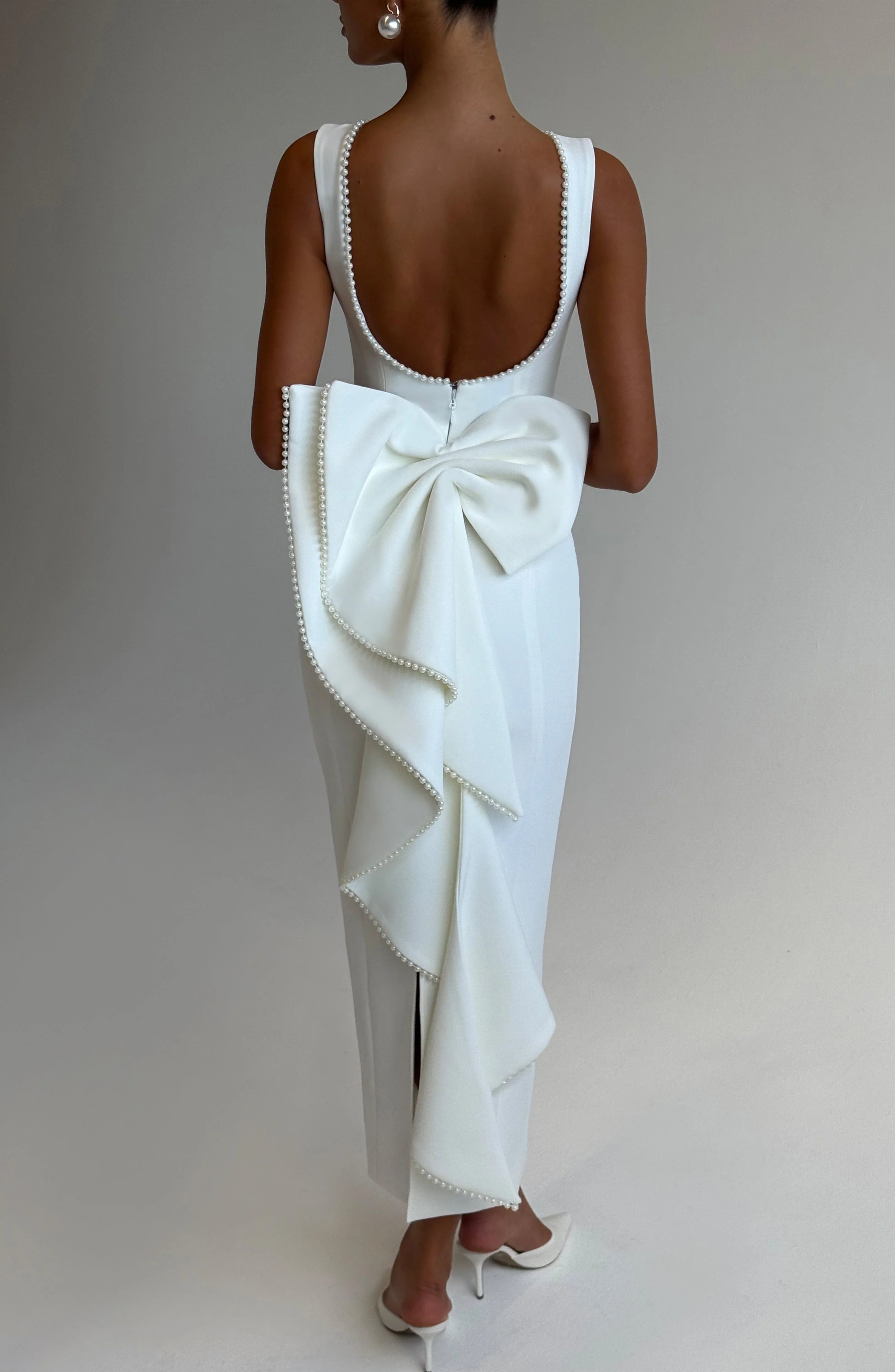 Lana Midaxi Dress - Ivory