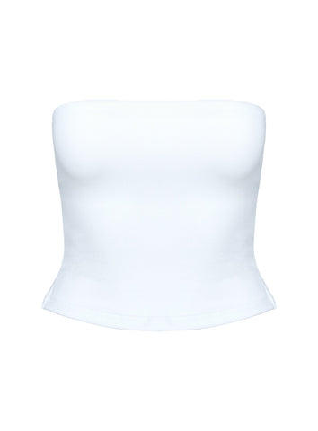 Aurorah Strapless Top White