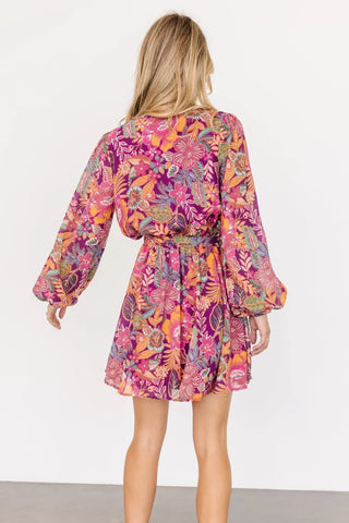 Newark Mini Dress | Purple Multi
