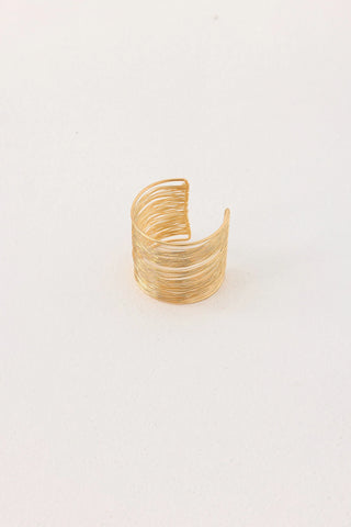 Golden Blur Arm Cuff - Gold