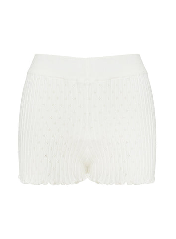 Girl Gone Wild Shorts White