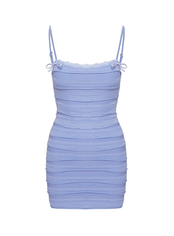Gradine Mini Dress Blue
