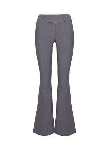 Kinkirk Flared Pants Grey Tall